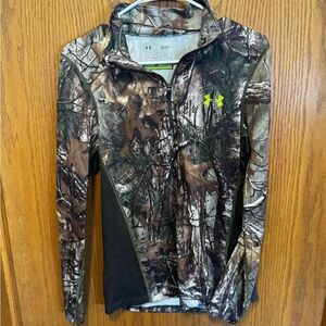 Under Armour Camo Longsleeve 1/4 zip